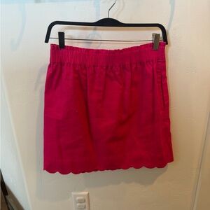 J. Crew Vibrant Pink Mini Skirt